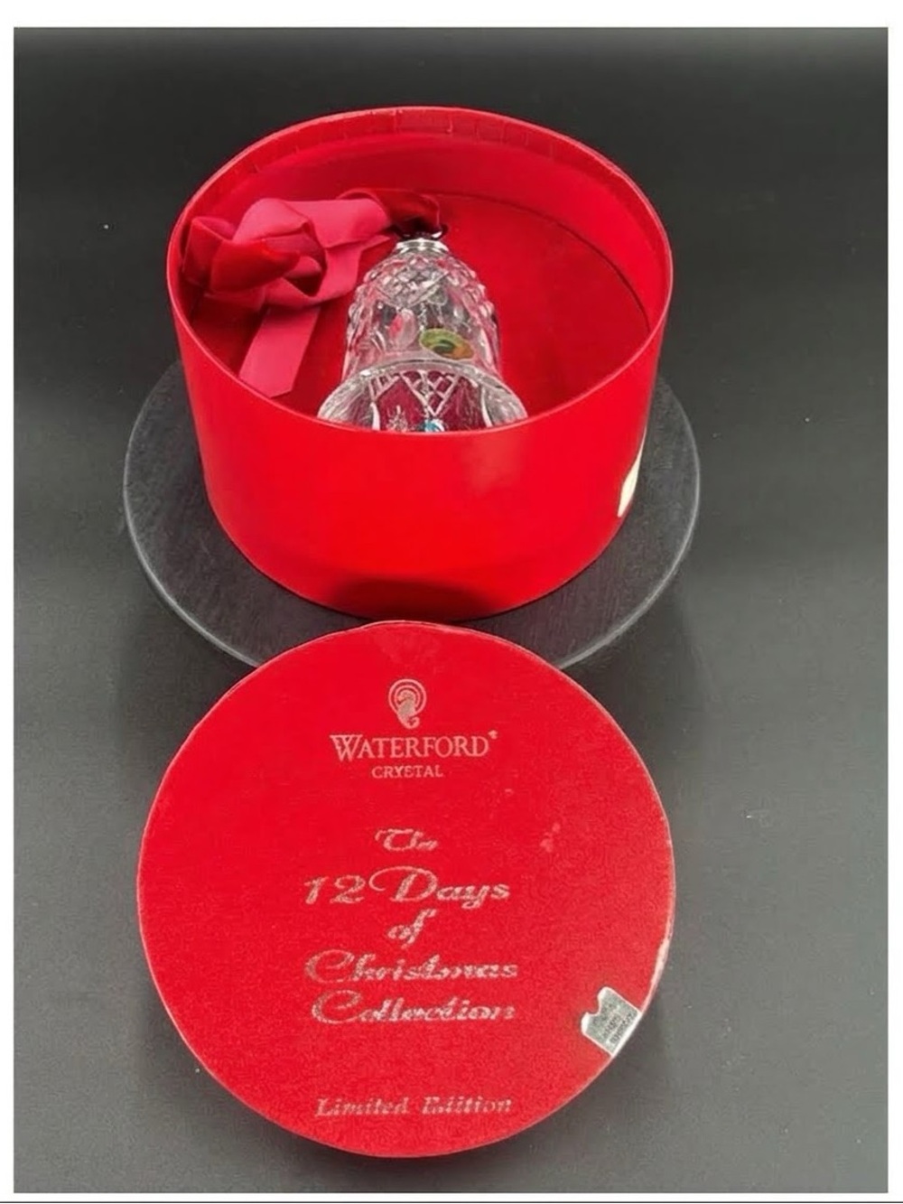 Waterford Crystal 12 Days of Christmas Collection Limited Edition Bell Ornament